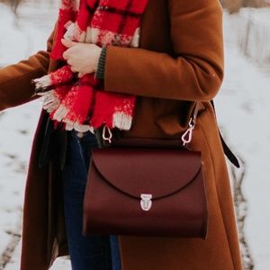 Poppy Oxblood Satchel - Burgundy - Cambridge Satchel Company
